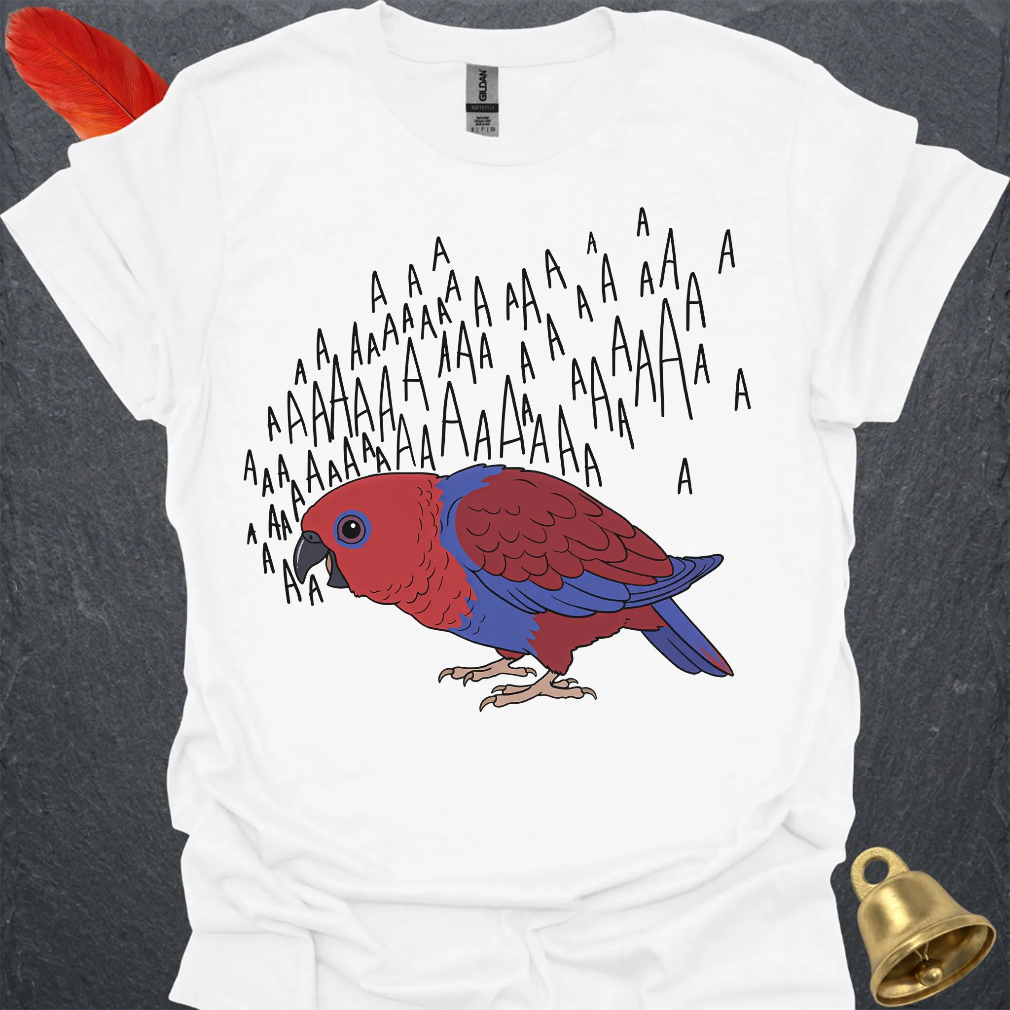 Female Eclectus Parrot Scream T-Shirt