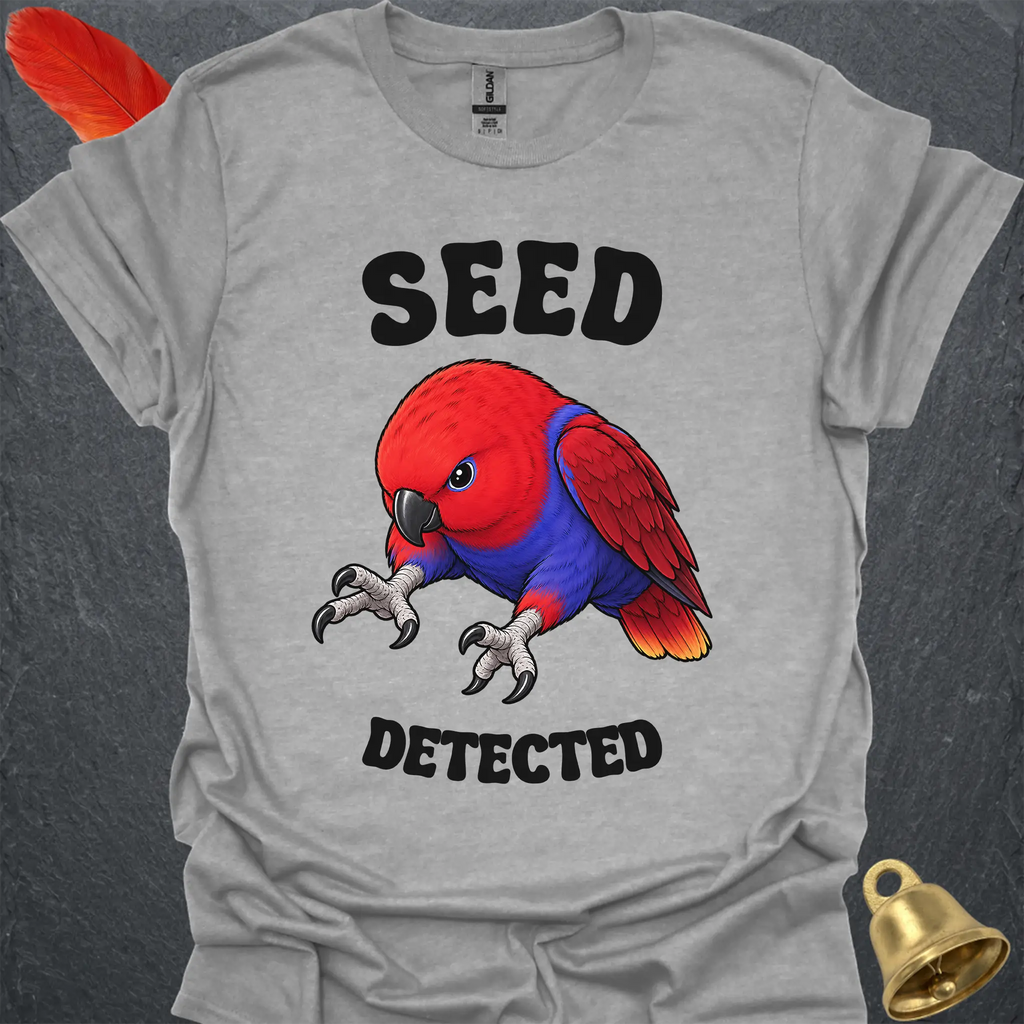 Female Eclectus Parrot Seed Detected T-Shirt