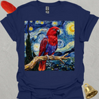 Female Eclectus Parrot Starry Night T-Shirt
