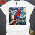 Female Eclectus Parrot Starry Night T-Shirt