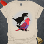 Female Eclectus Parrot T-Rex T-Shirt