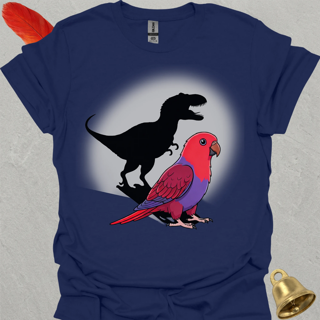 Female Eclectus Parrot T-Rex T-Shirt