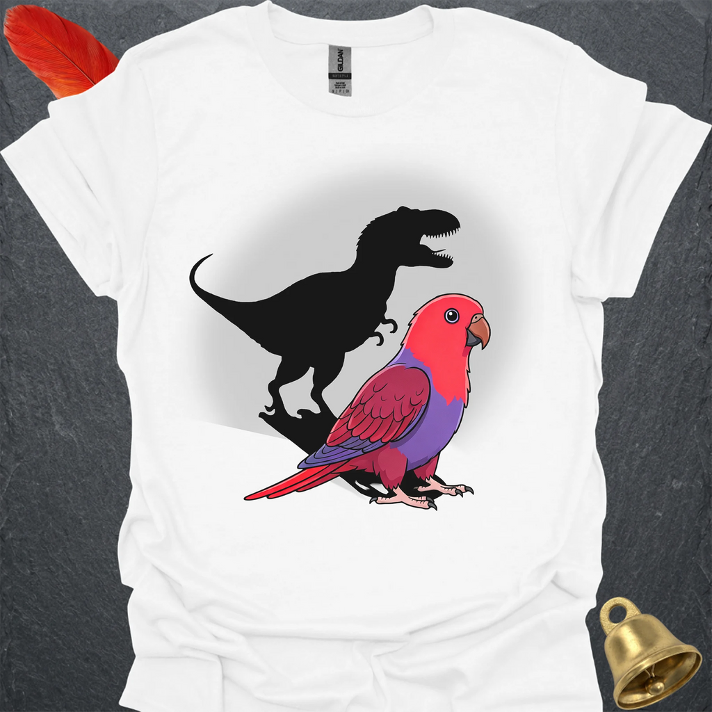 Female Eclectus Parrot T-Rex T-Shirt