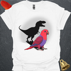 Female Eclectus Parrot T-Rex T-Shirt