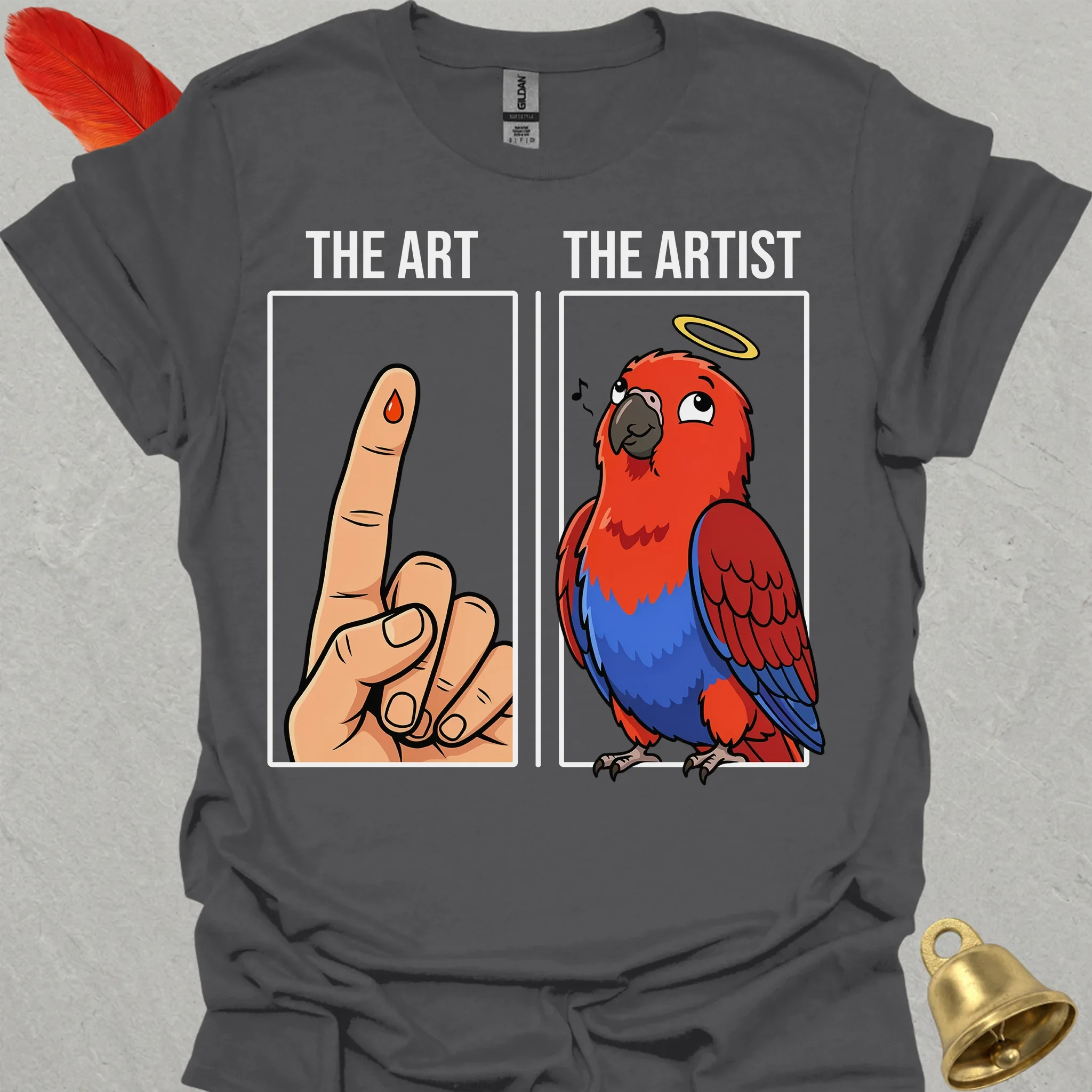 Female Eclectus Parrot The Artist T-Shirt