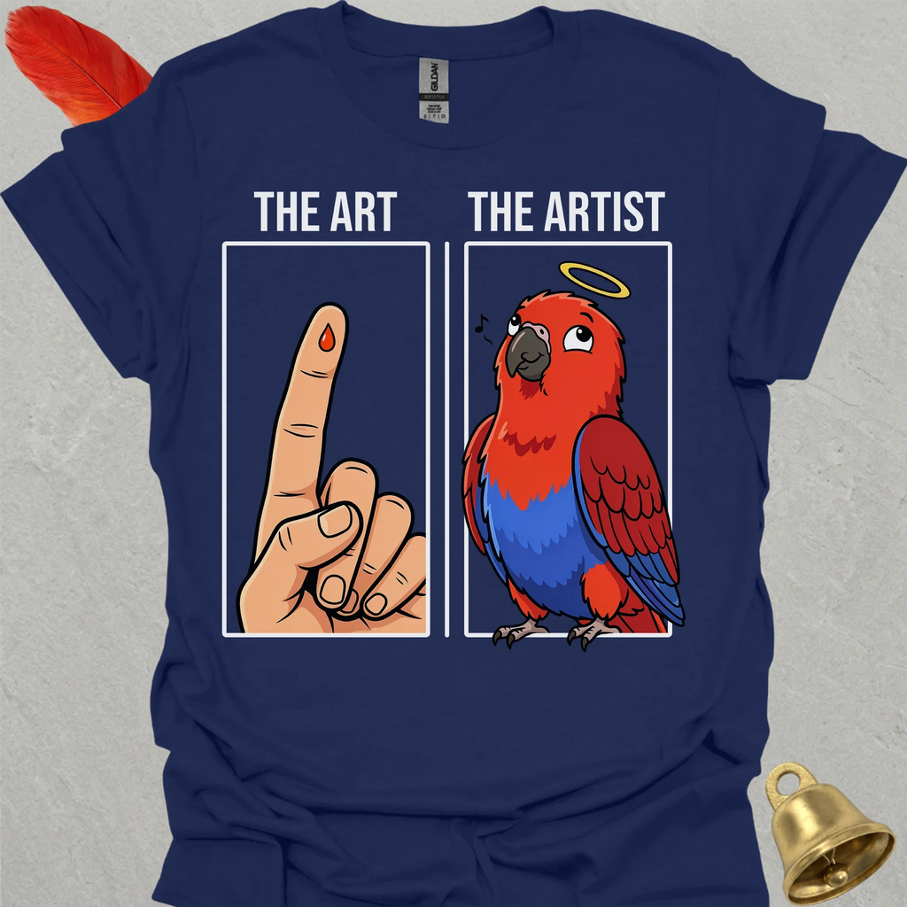 Female Eclectus Parrot The Artist T-Shirt