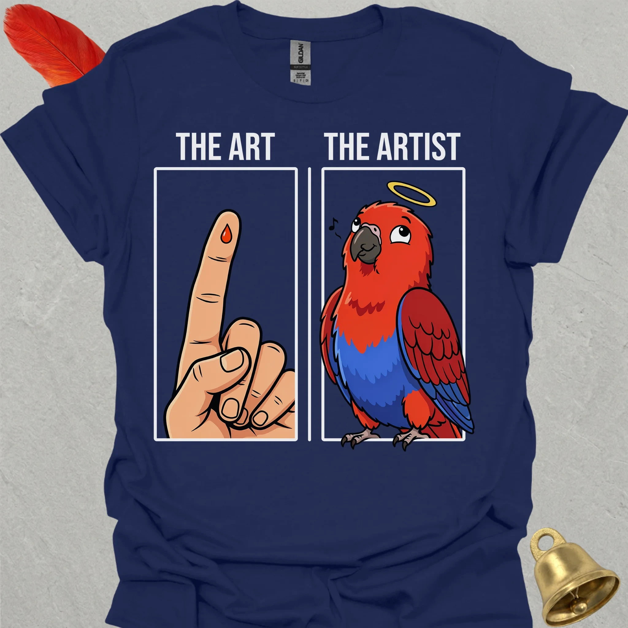 Female Eclectus Parrot The Artist T-Shirt
