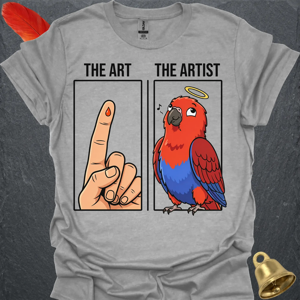 Female Eclectus Parrot The Artist T-Shirt