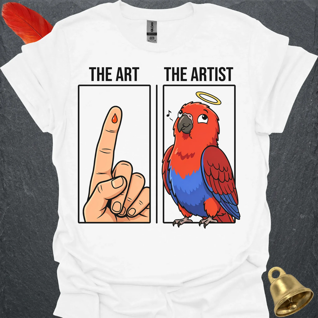 Female Eclectus Parrot The Artist T-Shirt