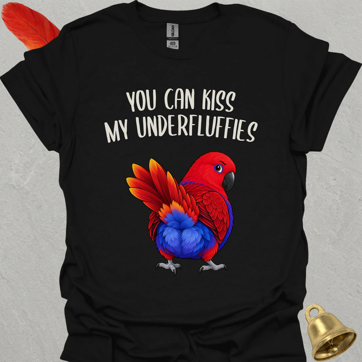 Female Eclectus Parrot Underfluffies T-Shirt