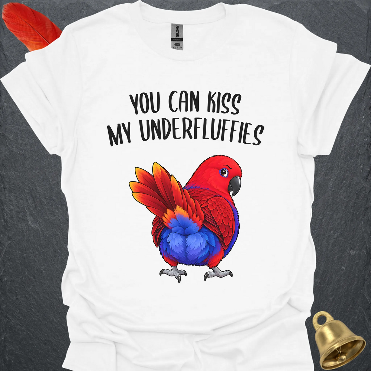 Female Eclectus Parrot Underfluffies T-Shirt