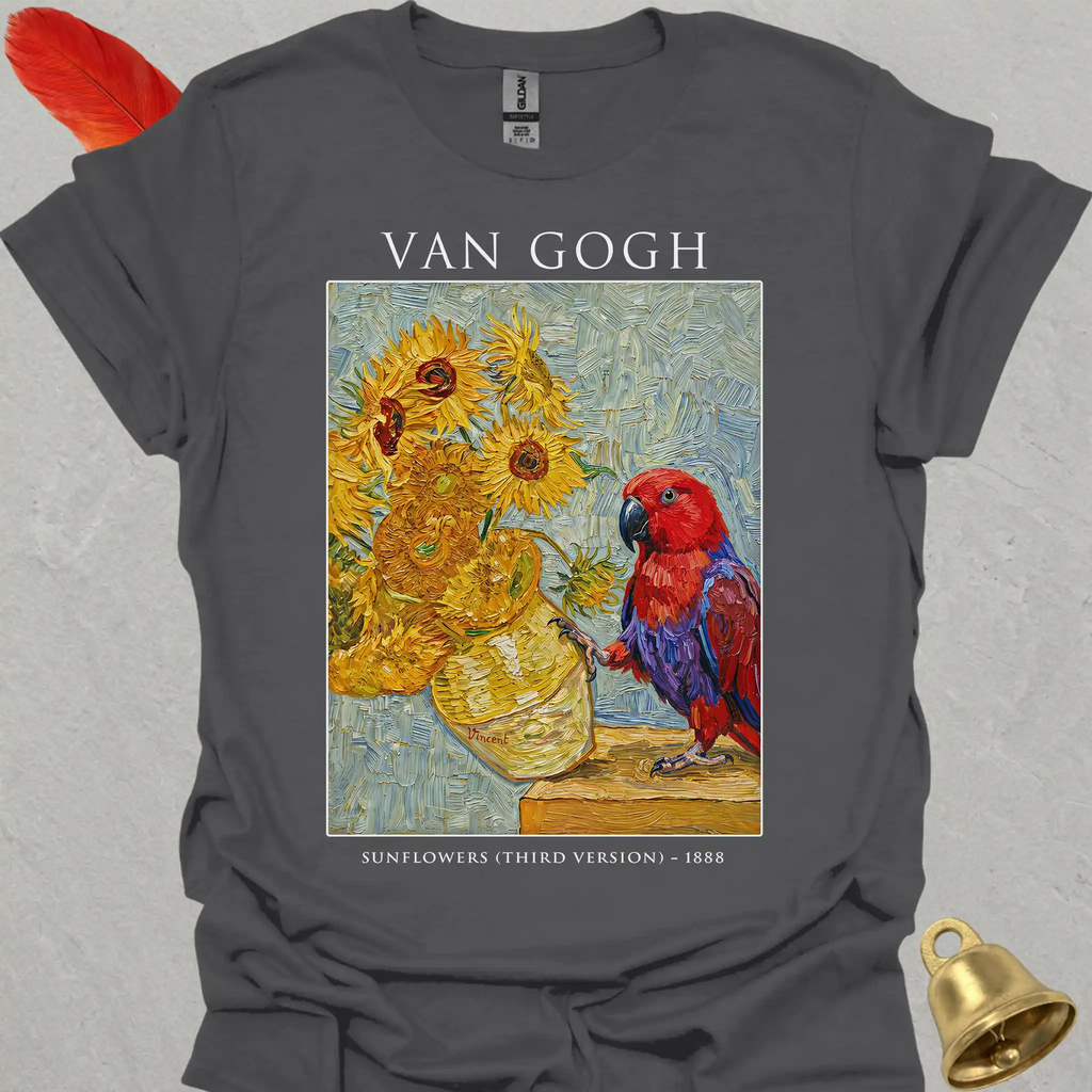 Female Eclectus Parrot Van Gogh T-Shirt