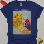 Female Eclectus Parrot Van Gogh T-Shirt