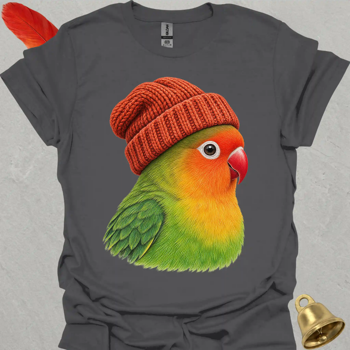 Fischers Lovebird Beanie T-Shirt