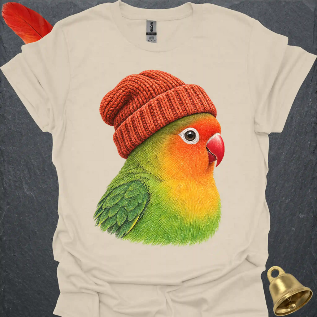 Fischers Lovebird Beanie T-Shirt