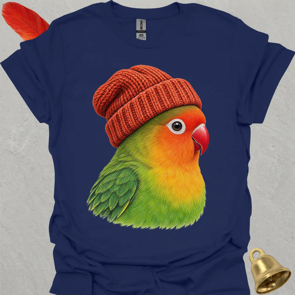 Fischers Lovebird Beanie T-Shirt