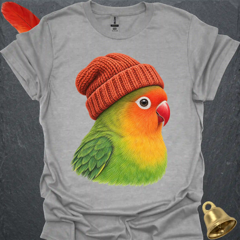 Fischers Lovebird Beanie T-Shirt
