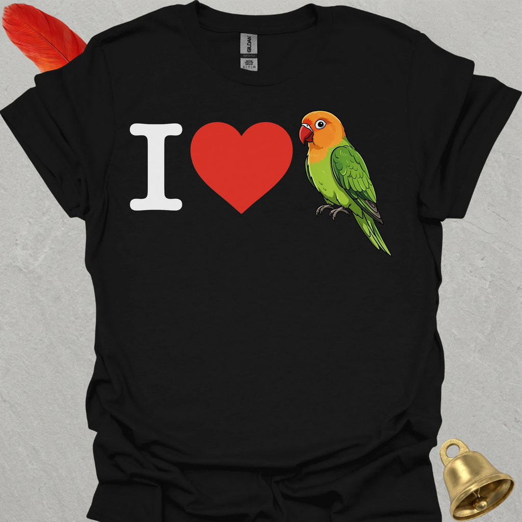 I Love Fischers Lovebird T-Shirt