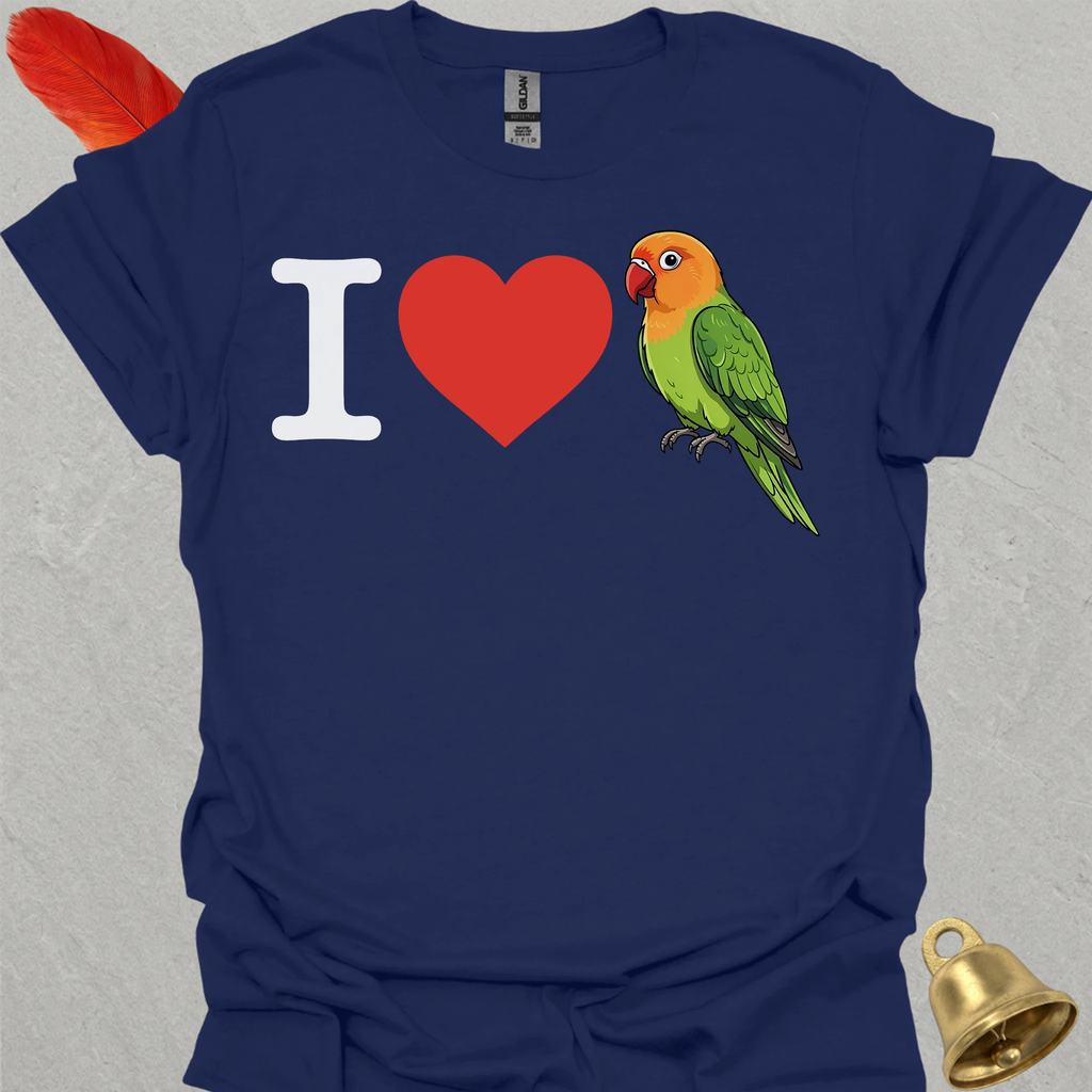I Love Fischers Lovebird T-Shirt