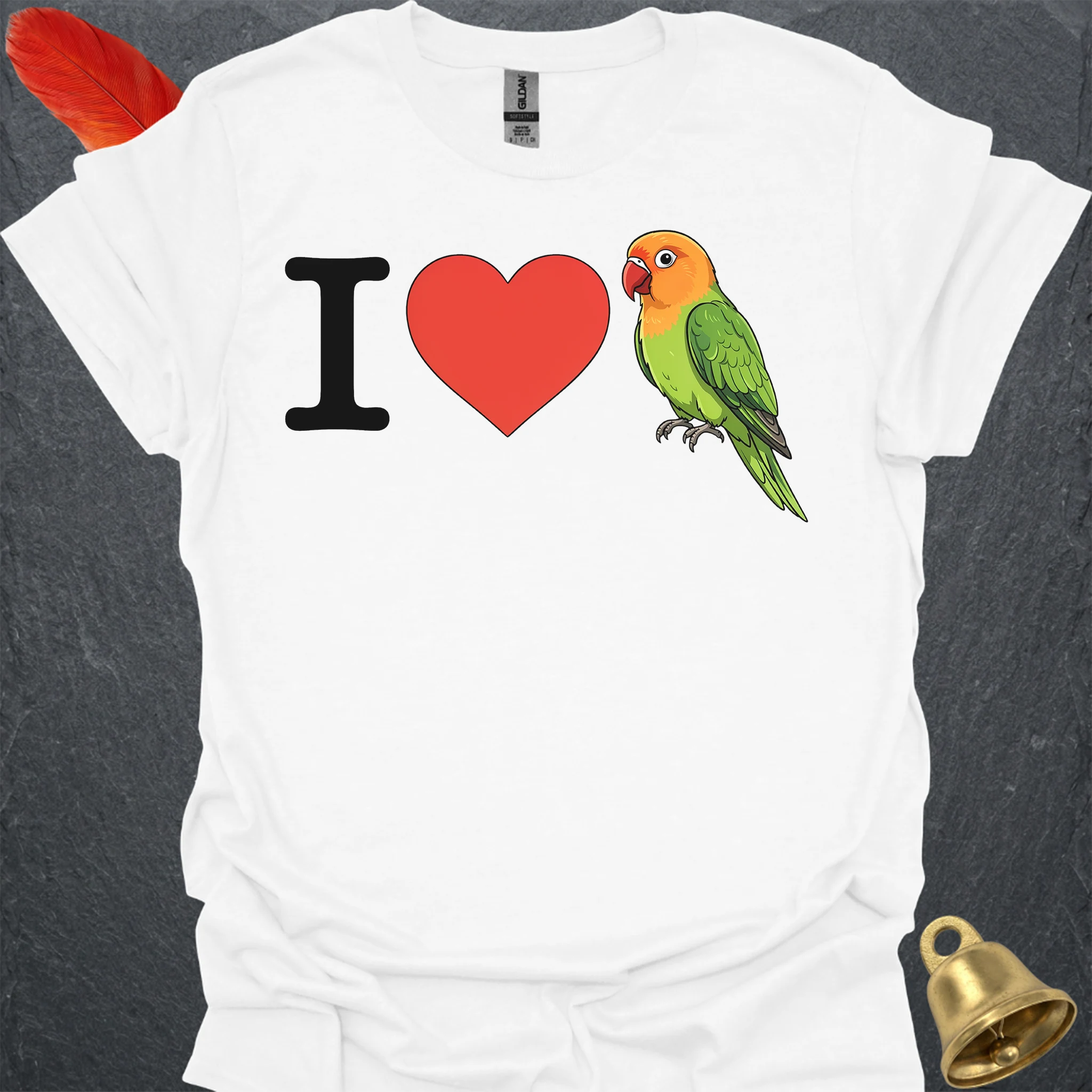 I Love Fischers Lovebird T-Shirt