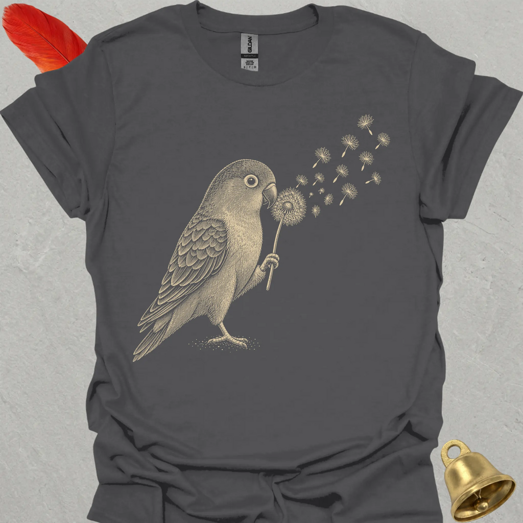 Fischers Lovebird Blowing Wishes T-Shirt