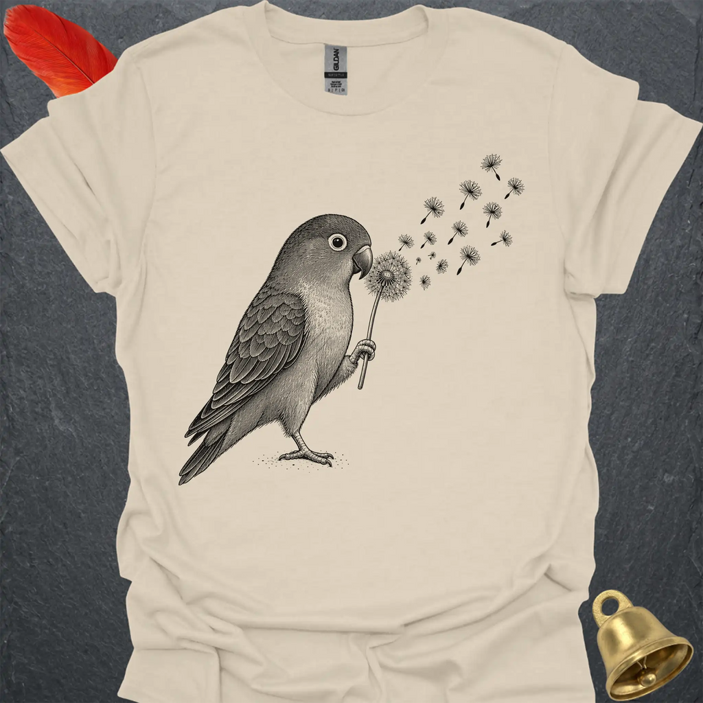 Fischers Lovebird Blowing Wishes T-Shirt