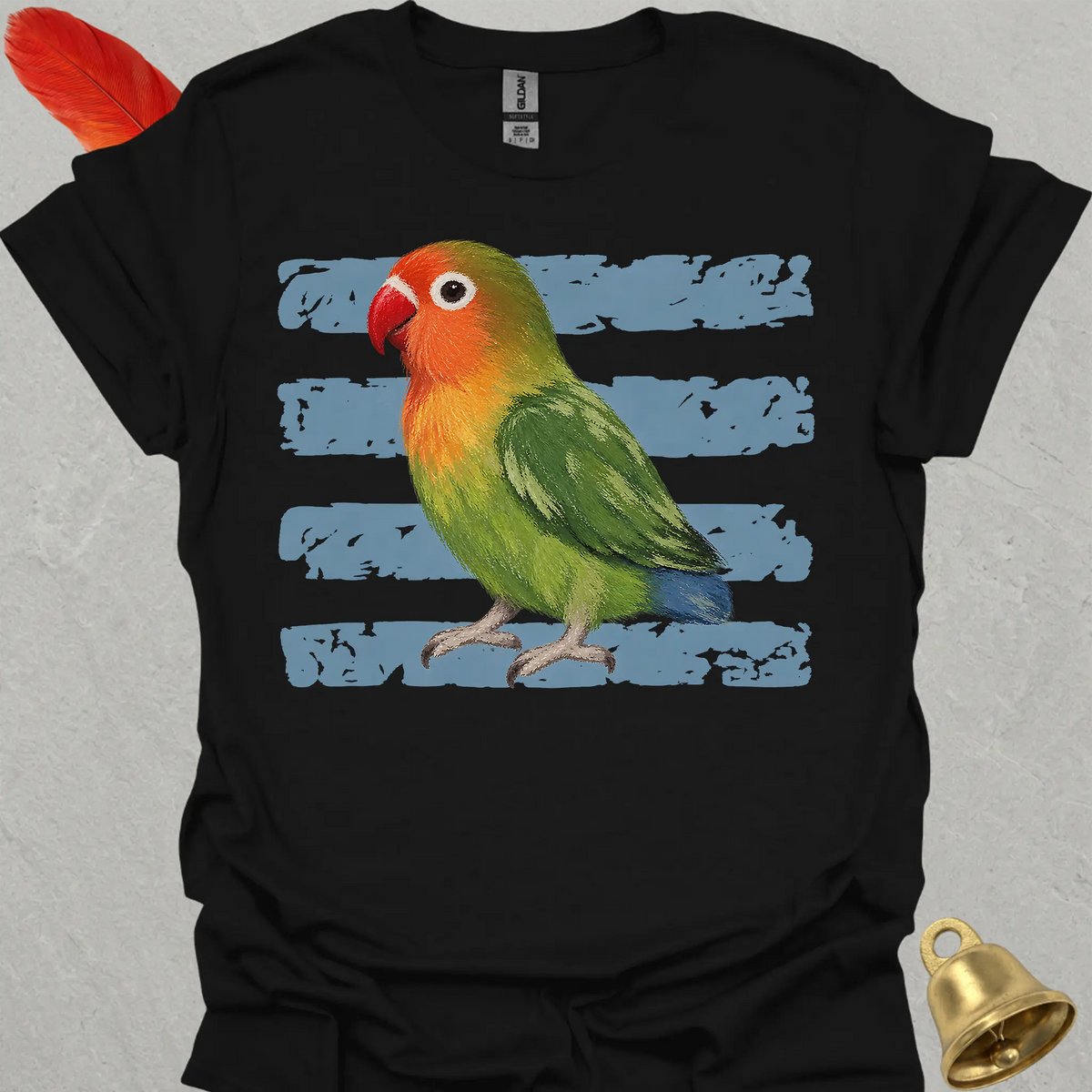 Fischer's Lovebird Brush T-Shirt