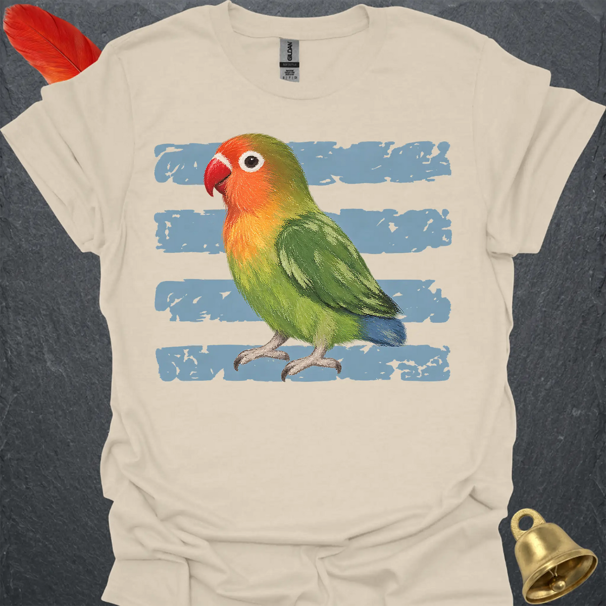 Fischer's Lovebird Brush T-Shirt