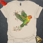Fischers Lovebird Flying Flower T-Shirt