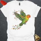 Fischers Lovebird Flying Flower T-Shirt