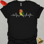 Fischers Lovebird Heartbeat T-Shirt