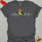 Fischers Lovebird Heartbeat T-Shirt