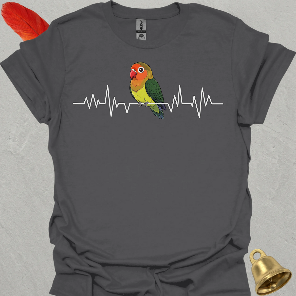 Fischers Lovebird Heartbeat T-Shirt