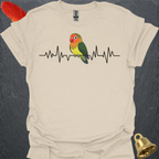 Fischers Lovebird Heartbeat T-Shirt