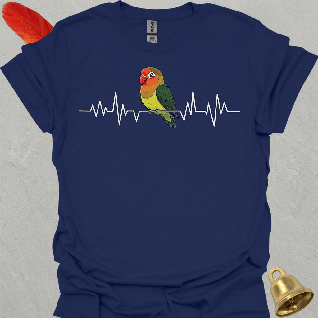 Fischers Lovebird Heartbeat T-Shirt