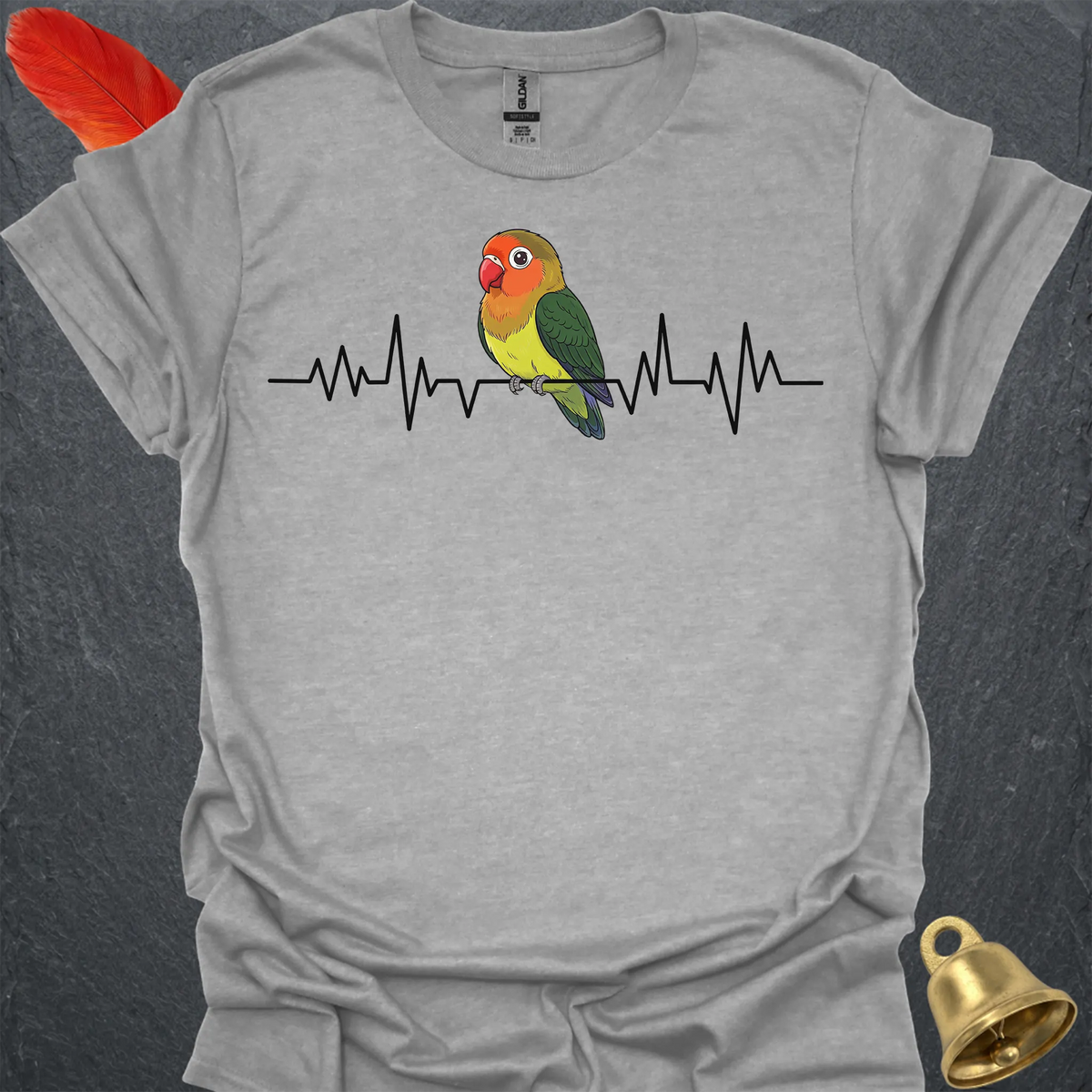 Fischers Lovebird Heartbeat T-Shirt