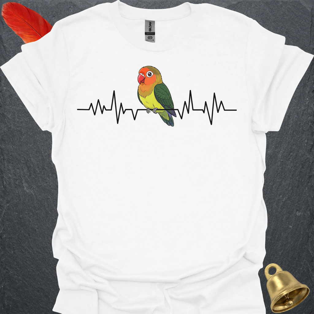 Fischers Lovebird Heartbeat T-Shirt