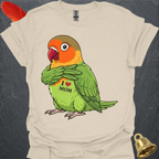 Fischers Lovebird I Love Mom T-Shirt
