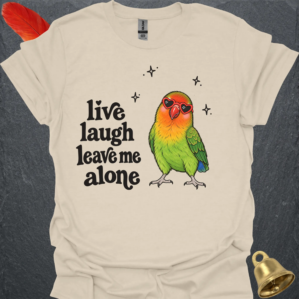 Fischers Lovebird Live Laugh T-Shirt