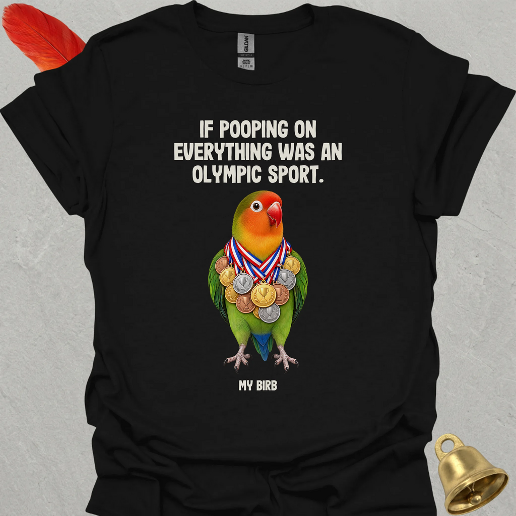 Fischers Lovebird Olympic Pooper T-Shirt