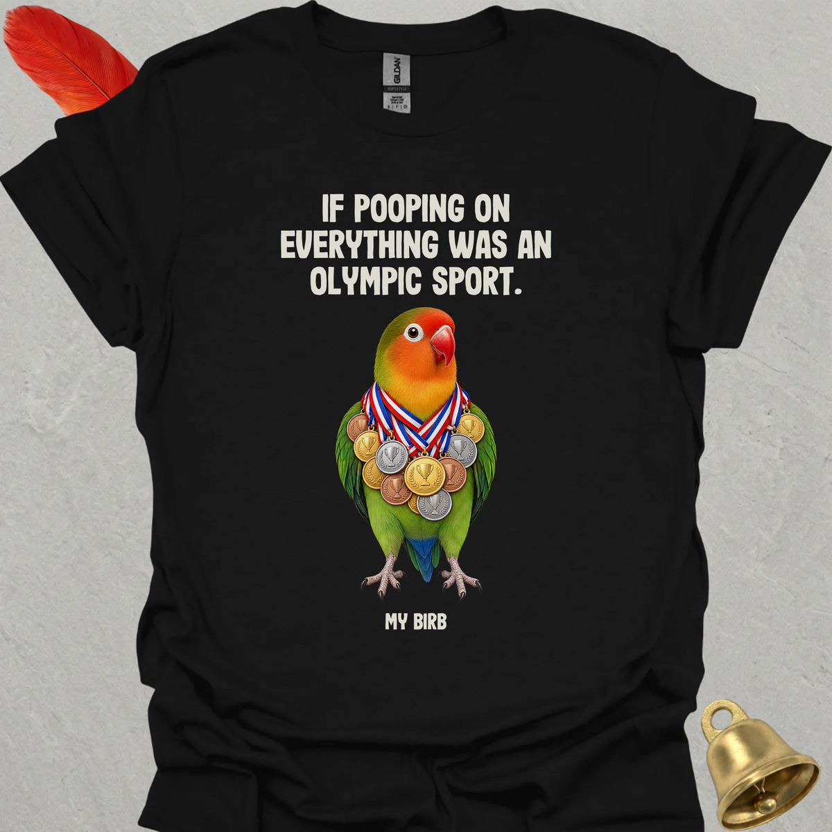 Fischers Lovebird Olympic Pooper T-Shirt
