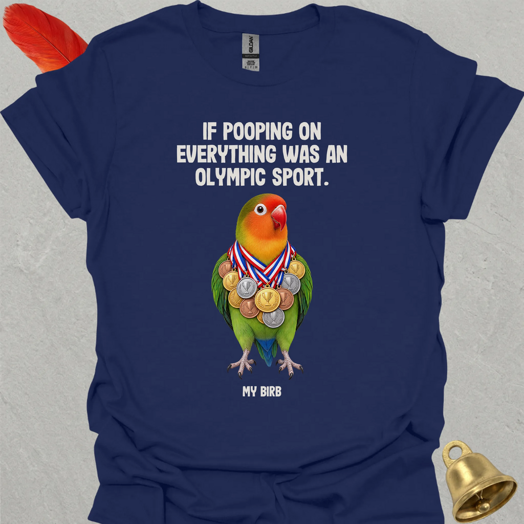 Fischers Lovebird Olympic Pooper T-Shirt