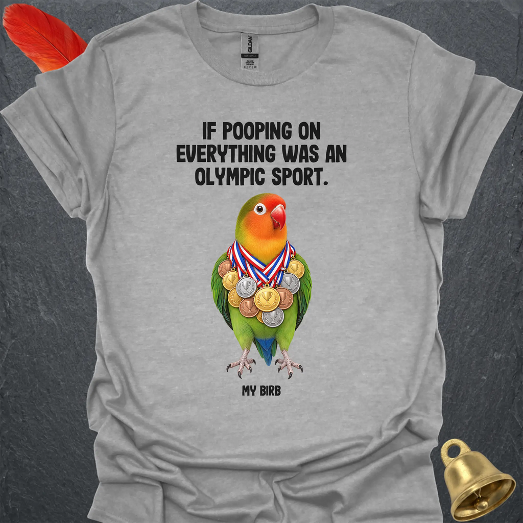Fischers Lovebird Olympic Pooper T-Shirt