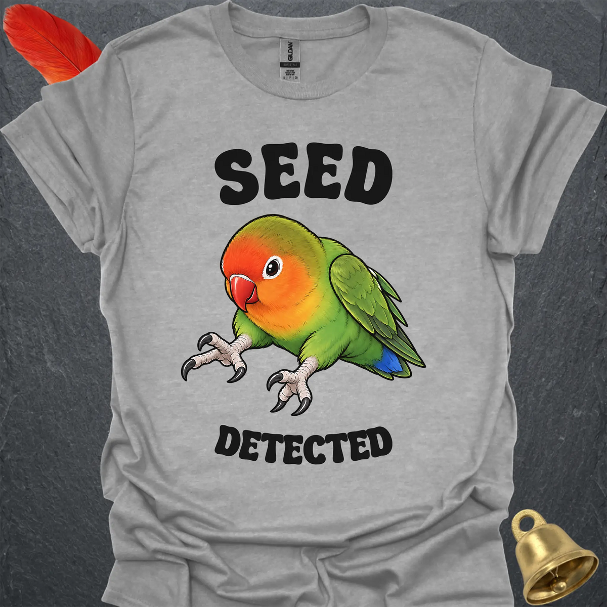 Fischers Lovebird Seed Detected T-Shirt