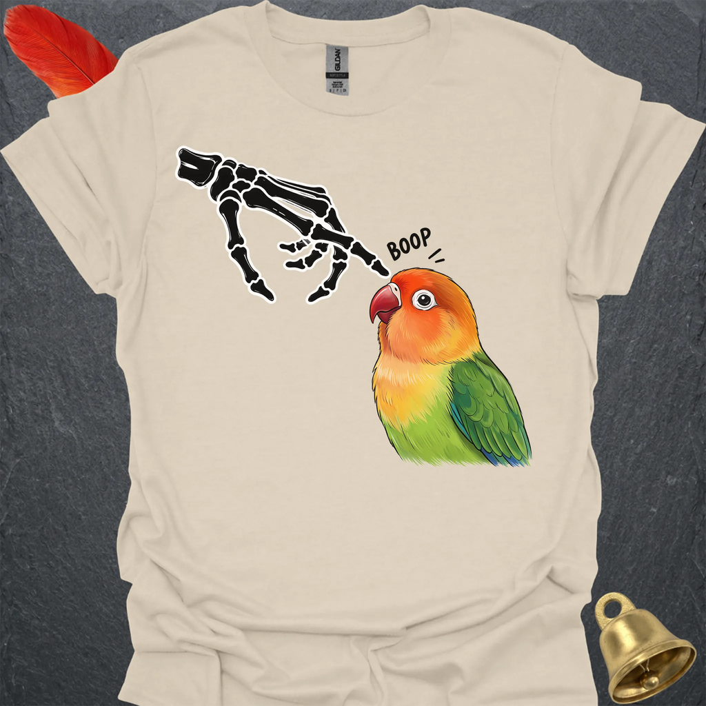 Fischers Lovebird Skeleton Boop T-Shirt