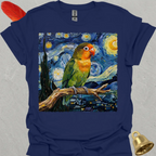 Fischers Lovebird Starry Night T-Shirt