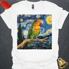 Fischers Lovebird Starry Night T-Shirt