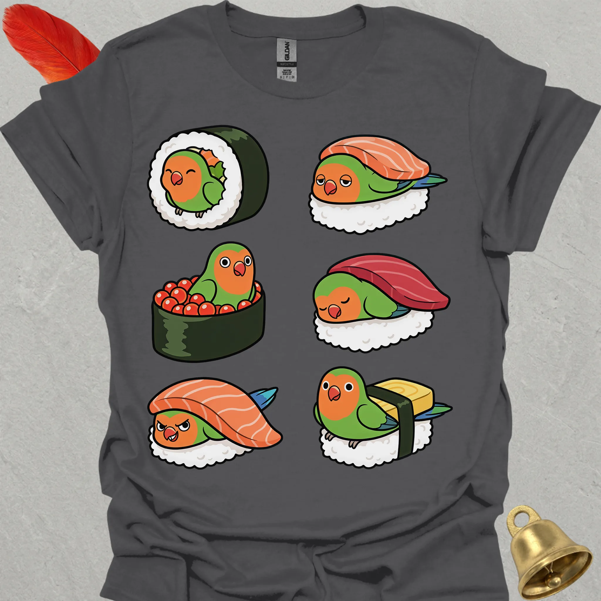 Fischers Lovebird Sushi T-Shirt