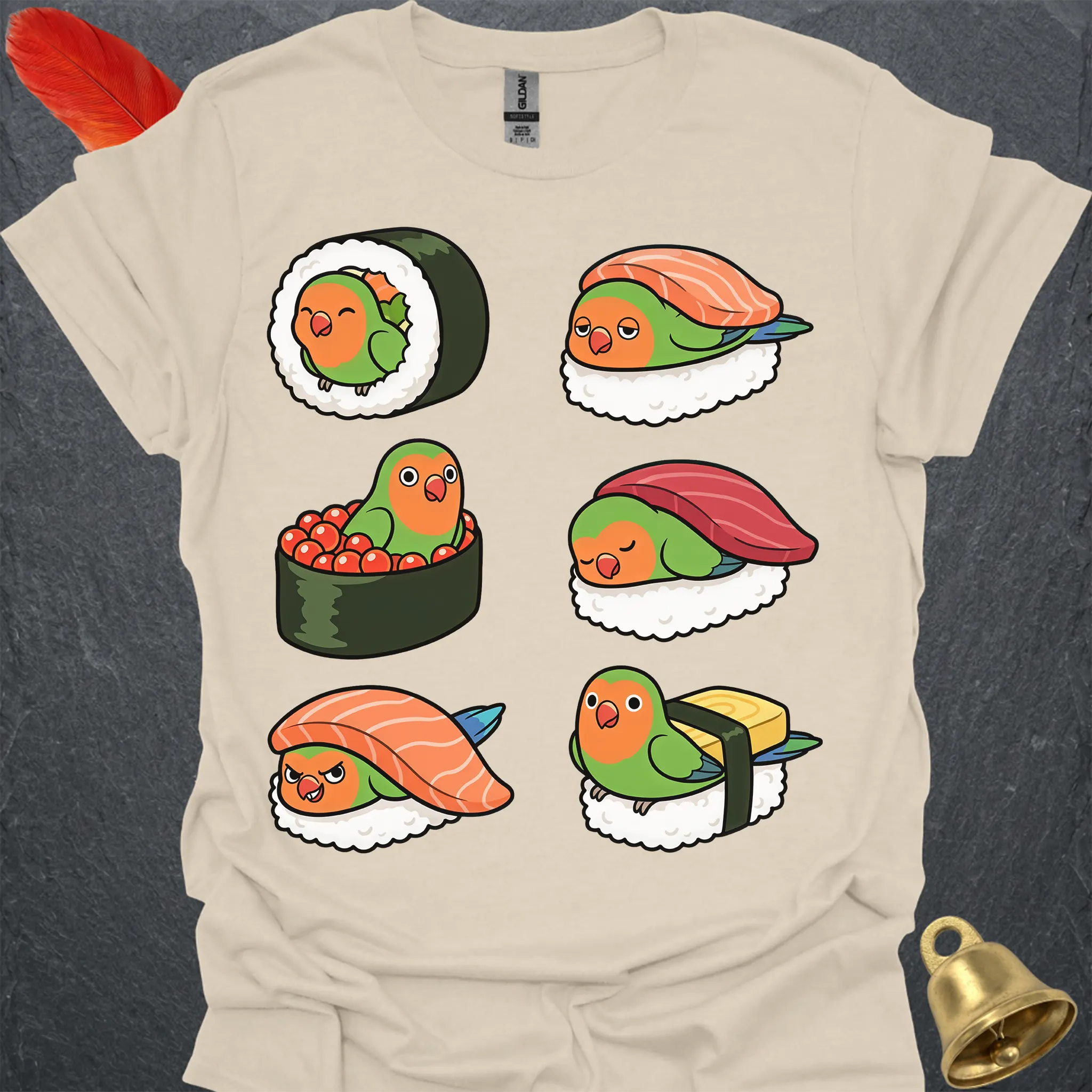 Fischers Lovebird Sushi T-Shirt
