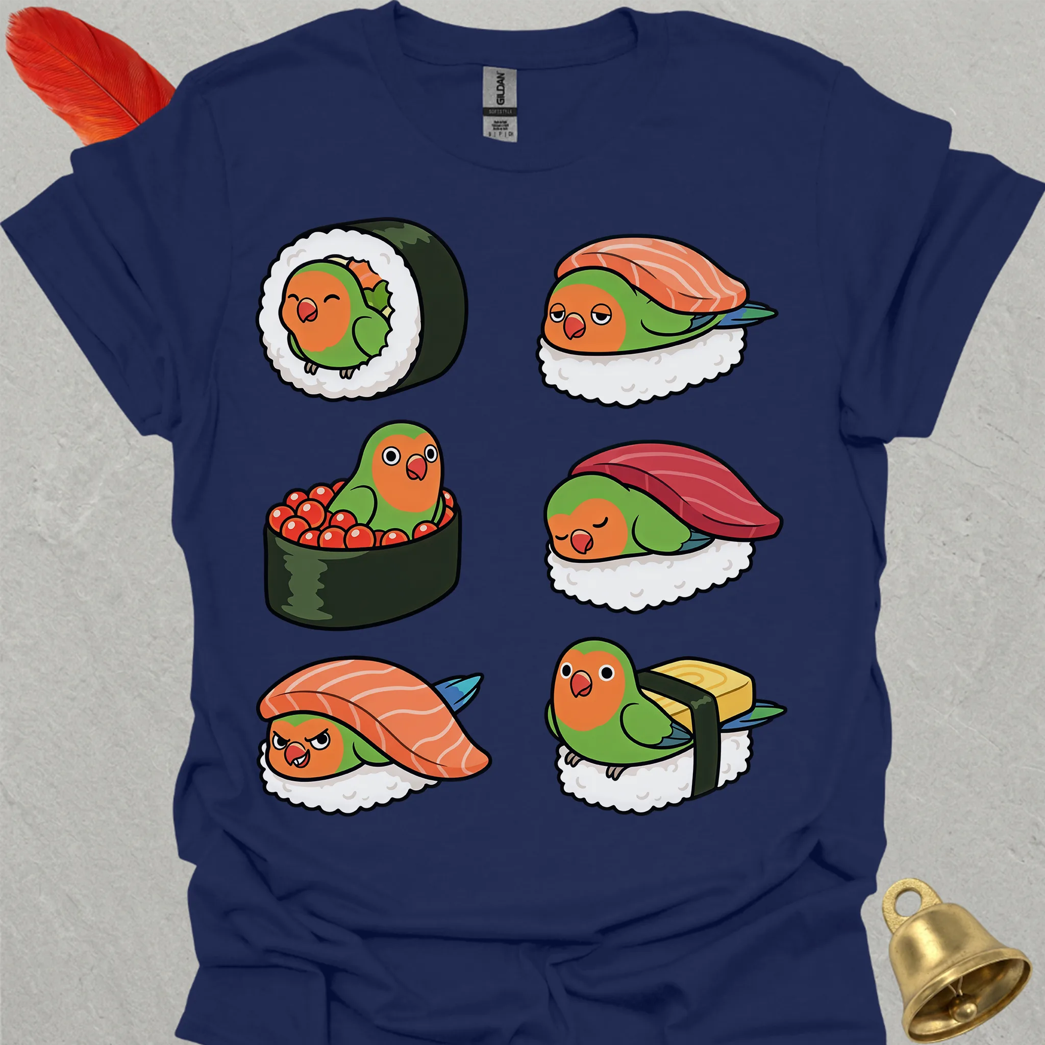 Fischers Lovebird Sushi T-Shirt